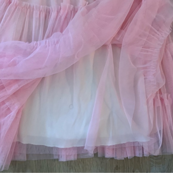 Jona Michelle Girl's Size 5 Gorgeous Special Occasion Dress With Lacey Front - Picture 6 of 9